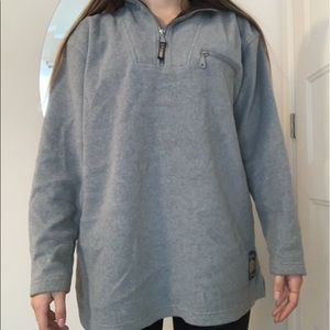 Point zero blue zip up hoodie